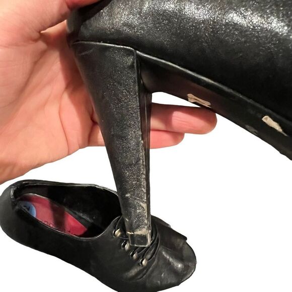 3 for $30! Ann Marino black heels.‎ Size 7.5 - Picture 4 of 10